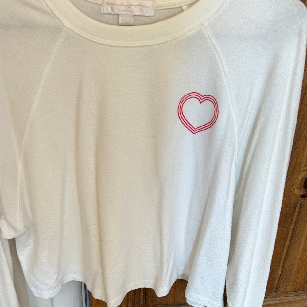 Spiritual Gangster White Top with Subtle Embroidery